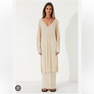 BNWT Zulu & Zephyr Stone Organic Linen Blend Dress, Sz US 4/AU 8